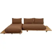 Cane-Line Sticks divaanisohva Teak/umber brown