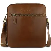 Bugatti Remo Crossbody-laukku Nahka 20 cm Ruskea