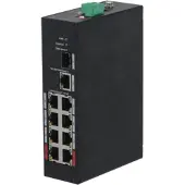 Dahua PFS3110-8ET-96-V2 10-porttinen hallitsematon työpöytäkytkin, jossa on 8 PoE-porttia (PFS3110-8ET-96-V2)