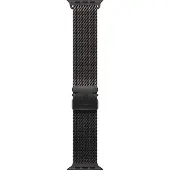 Apple Watch 49mm Titanium Milanese Loop Black - Small