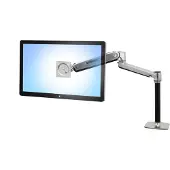Ergotron LX HD Sit-Stand Desk Mount -pöytävarsi LCD/TFT-näytöille, väri hopea/musta