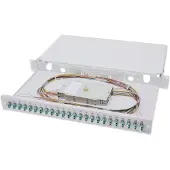 Digitus FO SPLICE BOX, 1U, EQUIPPED, 24X LC DX, OM3 (DN-96332/3)