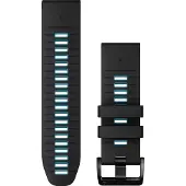 Garmin Quickfit silikoniranneke 26 mm, musta/sininen