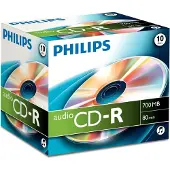 Philips - 10 x CD-R - 700 MB (80 min) - cd-box - CD-pakkaus