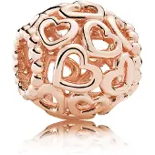 Pandora punakullattu sydänhela 780964