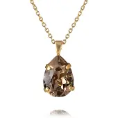 Caroline Svedbom Mini Drop Necklace - Gold - ONE SIZE