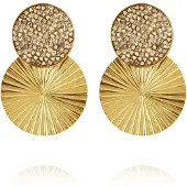 Caroline Svedbom Lizzy Earrings Gold - Gold - ONE SIZE