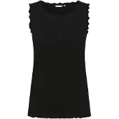 Cream Crribba Top - Black - XL