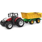 Amewi Toy Traktor mit Kippanhänger, traktori, 1:24, 500 mAh, 535 g (22600)