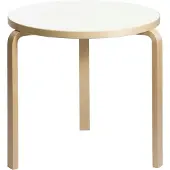 Artek Aalto pöytä 90B, koivu - valkoinen