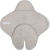 Babys Only Hooded Baby Viltti + Jalkapussit Cozy, Urban Taupe