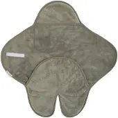 Babys Only Hooded Baby Viltti + Jalkapussit Cozy, Urban Green