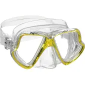Mares Aquazone - Zephir - Sukelluslasit yellow reflex