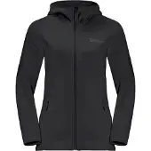 Jack Wolfskin Women's Baiselberg Hooded Full Zip Black XS