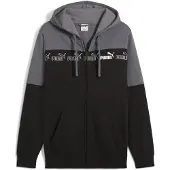 Puma Huppari Around The Block - Harmaa/musta, koko Large