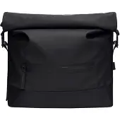 Rains Trail Rolltop Messenger Bag W3 - Black - ONE SIZE
