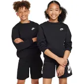 Nike Collegepaita Nsw Club Fleece Crew - Musta/valkoinen Lapset, koko L: 147-158 cm