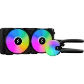 Fractal Design Lumen S24 v2 RGB, 240mm AIO-nestejäähdytysratkaisu prosessorille, musta