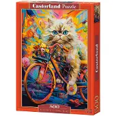 Castorland Kitten's Floral Ride 500p palapeli