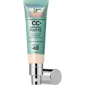 IT Cosmetics CC+ Cream Natural Matte Foundation SPF40, 01 Fair Porcelain