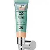 IT Cosmetics CC+ Cream Natural Matte Foundation SPF40, 08 Light Medium