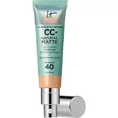 IT Cosmetics CC+ Cream Natural Matte Foundation SPF40, 09 Medium