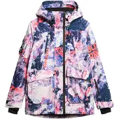 Superdry for woman. WS110165A Ski rescue jacket Ultimate multicoloured (L), Sport, Multicolor, Snow, Recycled Polister, Sustainable