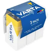 Varta Energy Alkaline 9V, 3 kpl