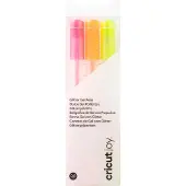 Cricut Joy Glitter Geeli Kynät Vaaleanpunainen, Oranssi, keltainen. 3-pack