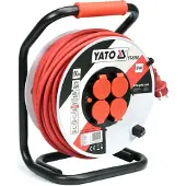 YATO Jatkojohto kelalla YT-8108; 50 m; 3x2,5 mm²