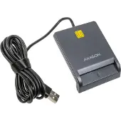 Axagon Älykortinlukija, USB-A, 1,3m, harmaa