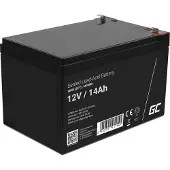 Green Cell – AGM08, 14000 mAh, Sealed Lead Acid (VRLA), 12 V, Musta