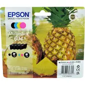 Epson 604 Pineapple CMYK -mustekasettipakkaus, musta, syaani, magenta, keltainen, 4 kpl