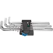 Wera kuusiokoloavainsarja 950/9 L Hex-Plus, 1,5–10 mm, 9 osaa