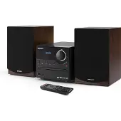 Sharp XL-B517D - Mikrosystem - 2 x 7,5 Watt - ruskea