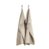Himla Sunshine keittiöpyyhe 2-pack Luontoal