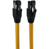 Microconnect S/FTP Cat8.1 suojattu laitekaapeli, 10m, keltainen