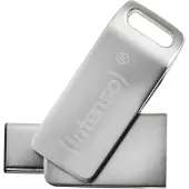 Intenso cMobile Line USB-A / USB-C 3.2 Gen 1 128 Gt -muistitikku, hopea