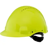 3M Hjelm G3000 vent. m/UV u/skrue - Hi-viz Gul