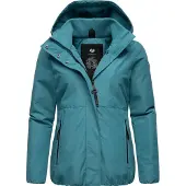 Ragwear Toiminnallinen takki 'Sunniva' petrooli