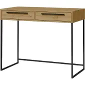 ADRK Furniture Kirjoituspöytä ADRK Huonekalut Aria, ruskea/musta