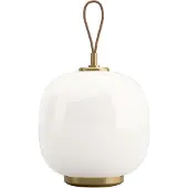 Louis Poulsen VL45 Radiohus kannettava lamppu Ø17,5 cm Brass-white opal glass