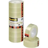 Scotch Liimakalvo 550, läpinäkyvä, 19 mm x 33 m, ytimen halkaisija: 25 mm, korkea liimauslujuus (5501933)