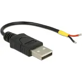 DeLOCK USB Cable - USB to Hardwire 2-Wire - 10 cm