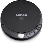 Lenco CD-010, Musta, Kannettava CD-soitin (A002997)