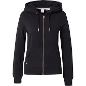 Superdry for woman. W2012358A Hoodie with zip and logo Essential black (XS), Casual, Cotton, Sustainable