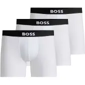 BOSS for man. 50544272 Set 3 White One Boxers (M), Homewear, Cotton