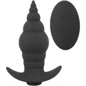 Black Velvets Anaalivibraattori kaukosäätimellä, Usb, Black Velvet