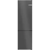 Bosch 4 Sarjan Jääkaappipakastin KGN39OCAF (harmaamusta)
