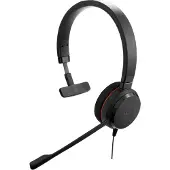 Jabra Evolve 20 UC Mono, langallinen kuulokemikrofoni, USB-A, musta